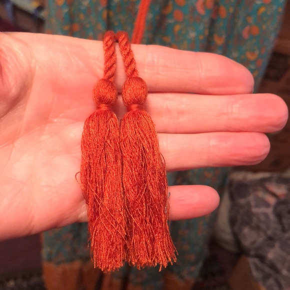 Beautiful Long Women’s Dress with Tassels - Picture 13 of 15